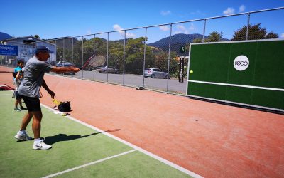 Nelson Lawn Tennis Club gets the first REBO wall in New Zealand!